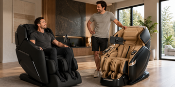 BioVision and Active XL 3D massage chairs for tall and larger users
