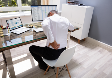 man learning how to prevent back pain