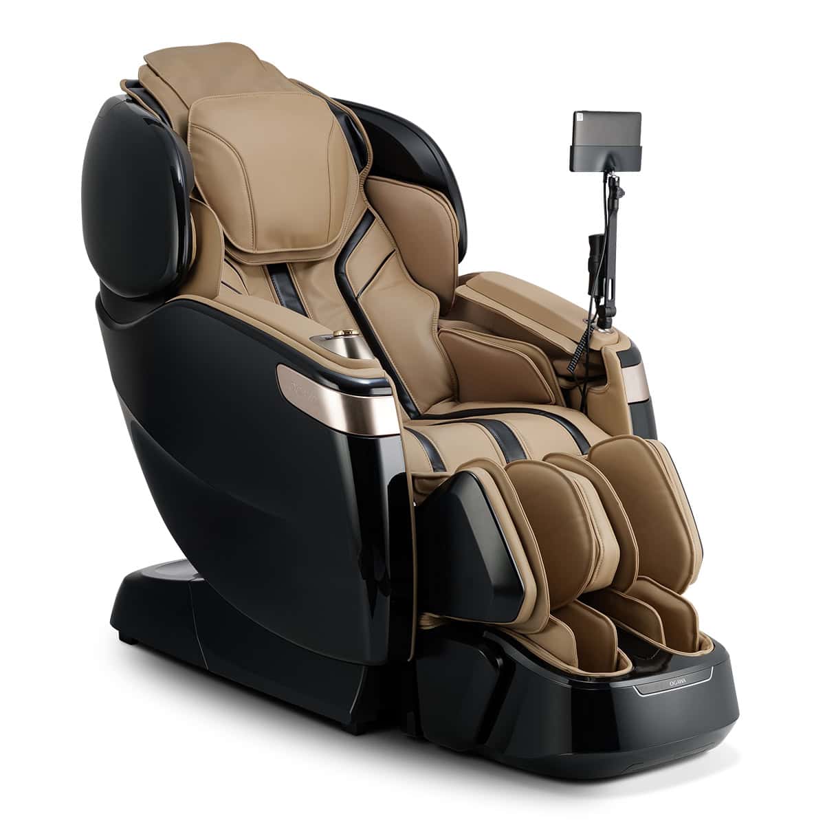 Ogawa 4D Fusion Master Drive Black and Champagne Angled View