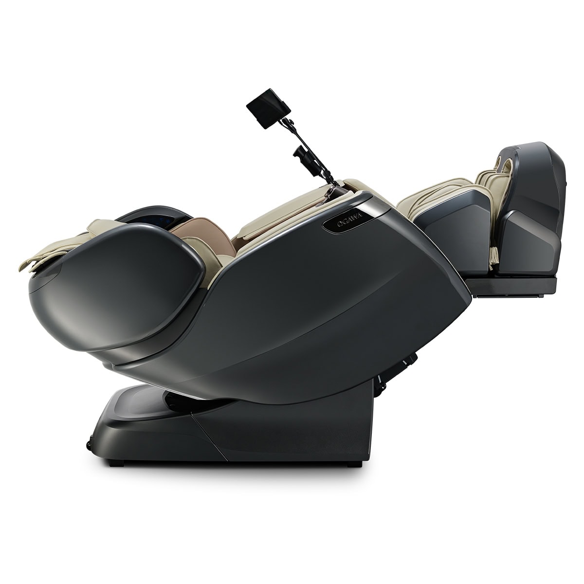 Ogawa 4D Fusion Master Drive Grey and Ivory Zero Gravity Recline View